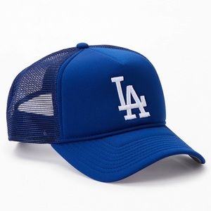 NEW ERA LOS ANGELES DODGERS SNAPBACK TRUCKER HAT